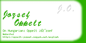 jozsef oppelt business card